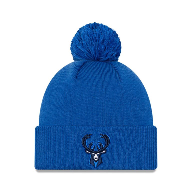 Gorras New Era Beanies Azules - Milwaukee Bucks NBA City Edition 65790JHYI